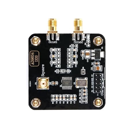 AD9834 DDS High-Speed Signal Generator Module Sine Wave Triangular Wave Signal Generator DDS Sweep Source DC-5V 75MHz