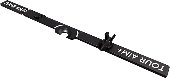 Tour Aim + Alignment Stick Adapter Perfect Your Aim, Alignment, Face Angle, and Ball Position. Use Real Golf Tees of Mats.