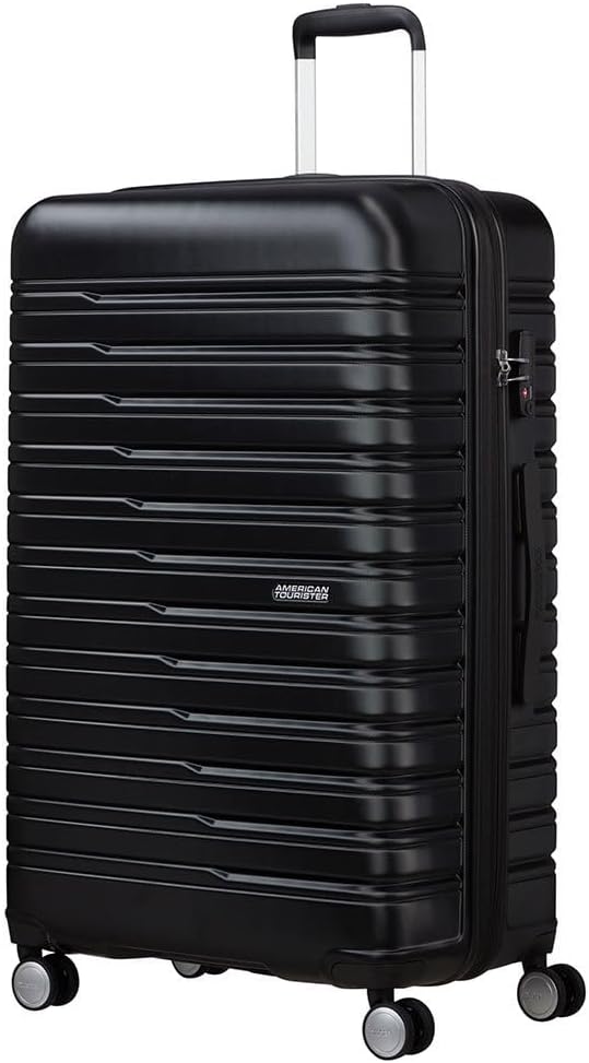 American Tourister Unisex Yetişkin Tekerlekli Valiz, Shadow Black, Siyah, 78 cm