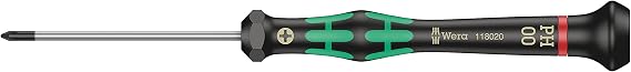 Wera 05118020001 2050 PH SCREWDRIVER FOR PHILLIPS SCREWS FOR ELECTRONIC APPLICATIONS PH 00 X 60 MM