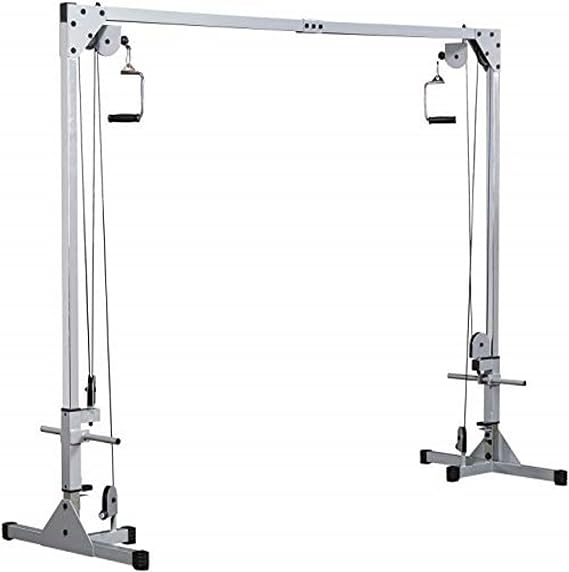 Body-Solid Best Fitness Functional Trainer Cable Machine, Full Body Workout Weight Stacks, Chest and Shoulder Exercise Home Gym LAT Pulldown Machines with 190lb Weights Stack