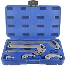 Adjustable Hook And Pin Wrench Spanners C Spanner 35mm - 120mm 6pc Set