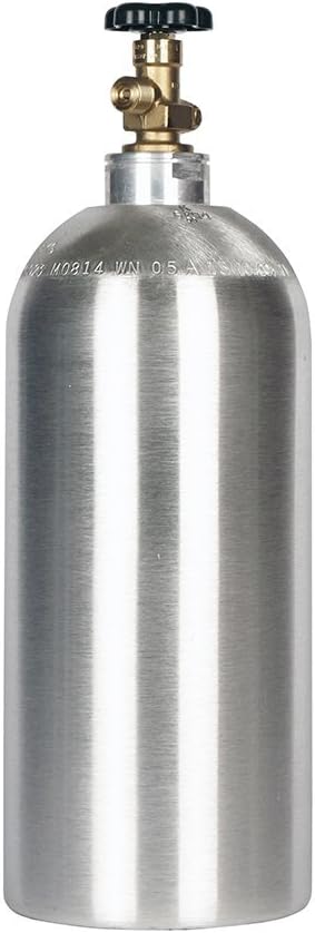New 10 lb. Aluminum CO2 Cylinder with CGA320 Valve