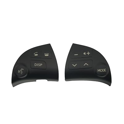 Rldym 1 Pair Steering Wheel Volume Control Switch Button Left and Right Side 84250-33190-C0 for Lexus ES350 2006-2012