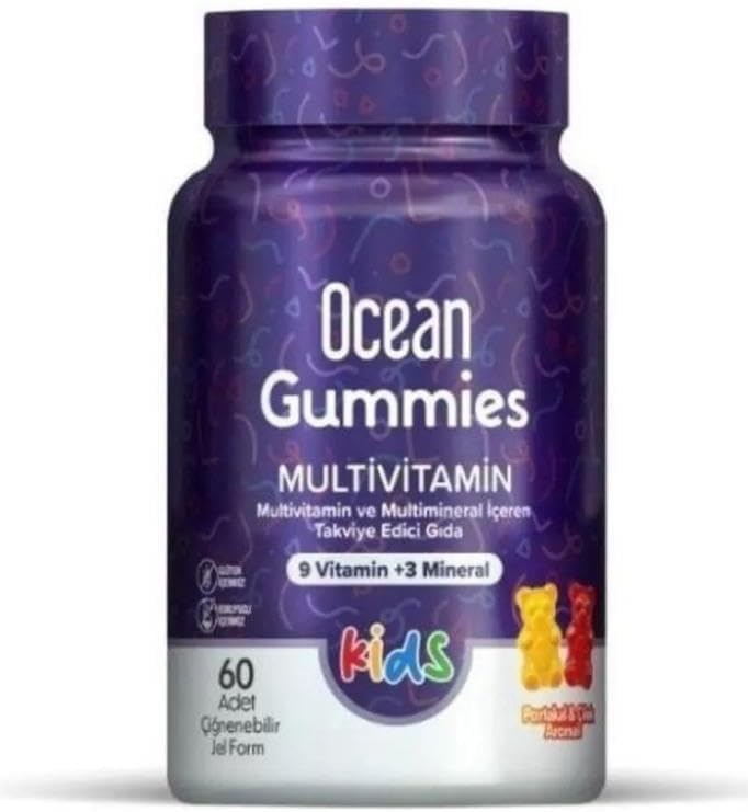 Ocean Gummies Kids Multivitamin 60 Çiğnenebilir Jel Form