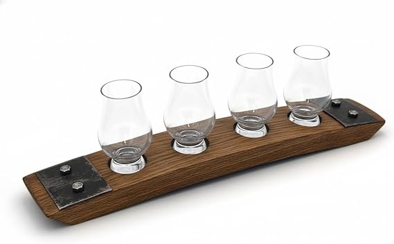 Premium Crystal Wee Glass Flight/whiskey flight/whiskey glass holder/