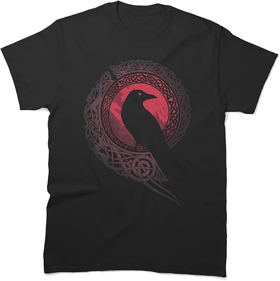 Mythology Design Edda T-Shirt by RAIDHO - Mythology Art, Norse Legend, Graphic tee, Gift