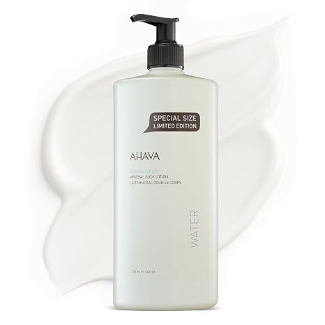 AHAVA Dead Sea Water Mineral Body Lotion - Daily Moisturizing & Hydrating Body Lotion with Osmoter, Exclusive blend of Dead Sea Minerals & Nourishing Botanical Extracts