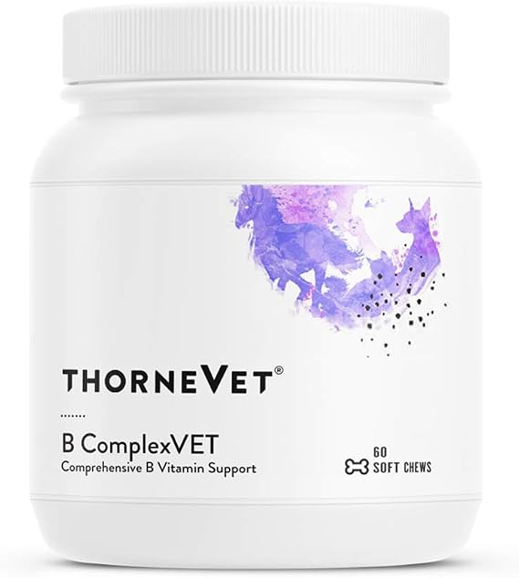 ThorneVET B ComplexVET Vitamin B Complex Support for Dogs & Cats - 60 Soft Chews