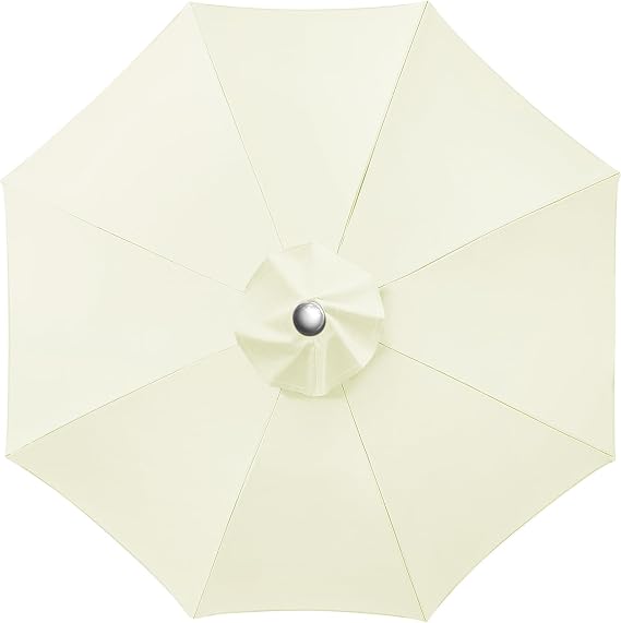Replacement Parasol Canopy for 2.7m 8 Ribs Diameter Patio Umbrella