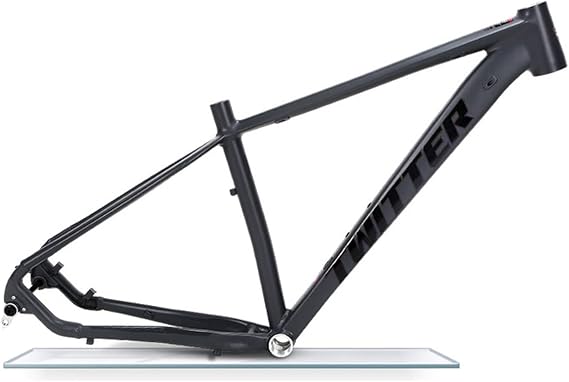 Bicycle Frame 15''/17''/19'' MTB Frame Aluminium Alloy XC BOOST Trail Thru Axle 12x148mm Mountain Bicycle Frame for 29ER Wheel Bike Accessories (Color : Dark Gray, Size : 15x29in)