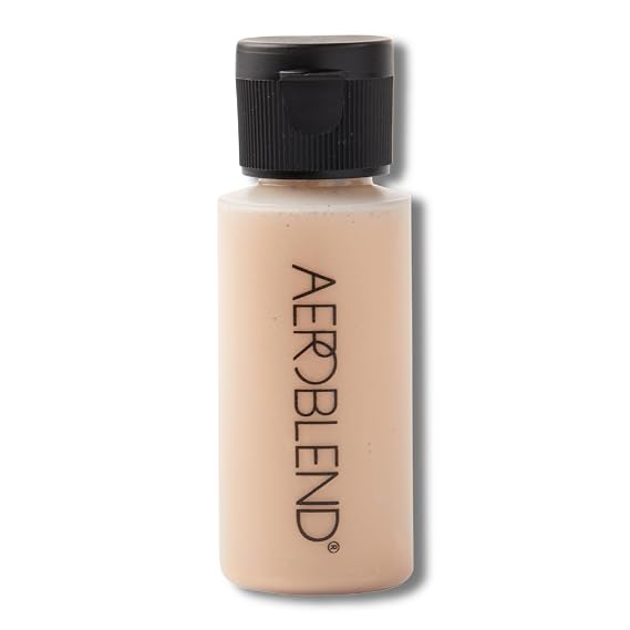 AEROBLEND Airbrush Foundation Makeup: Professional, Water-Based, Buildable, Long-wearing, For all skin types, 1 oz (O20)