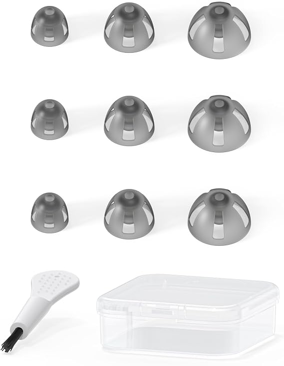 Resound Compatible Hearing Aid Domes Open Ear Tips Small Medium Large 9pcs