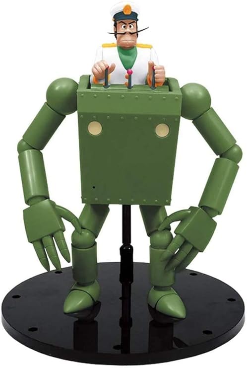 Aoshima Bunka Kyozai AOSHIMA Future Boy Conan No. 4 Robonoid Captain Dice Version 1/20 Scale Plastic Model