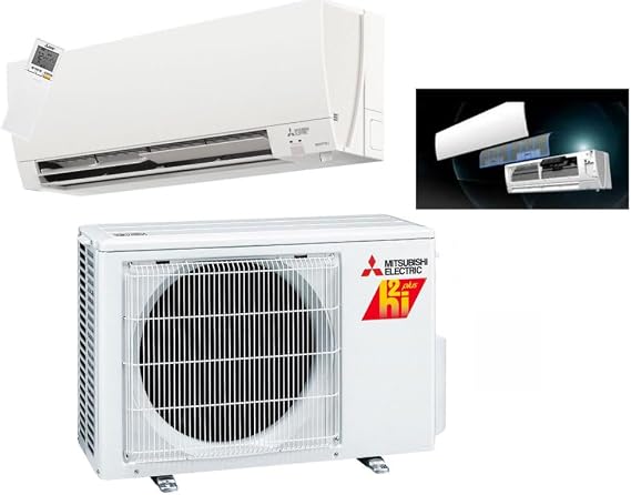 Mitsubishi 6,000 BTU Ductless Split System AC SEER 33.1 Cool & Hyper Heat Most Energy Efficient NEW System