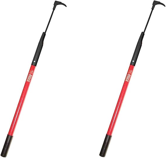 Bully Tools 92395 7-Gauge 3-Inch Bean Hook/Paver Weeder with Dual-Sided Blade (Pack of 2)