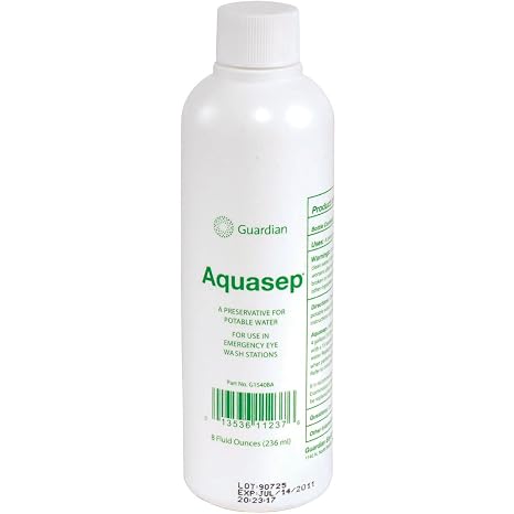 Guardian G1540BA-R Plastic Bacteriostatic Additive for Portable Units, 8 oz. (Pack of 4)