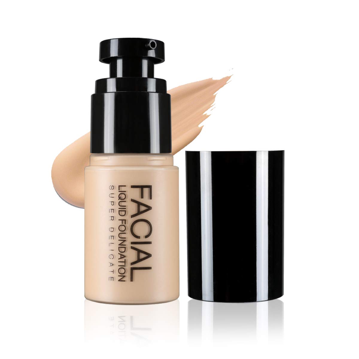 LAMUSELAND 4 Colors Face Velvet Foundation Liquid Makeup Beauty Cosmetic 35g 03 DEEP