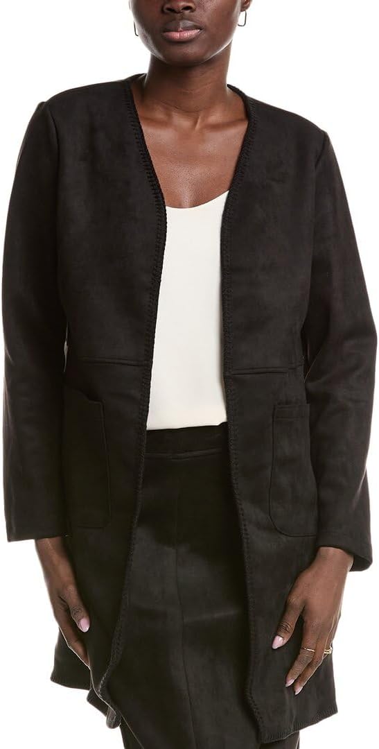Vegan Suede Jacket by T-Tahari