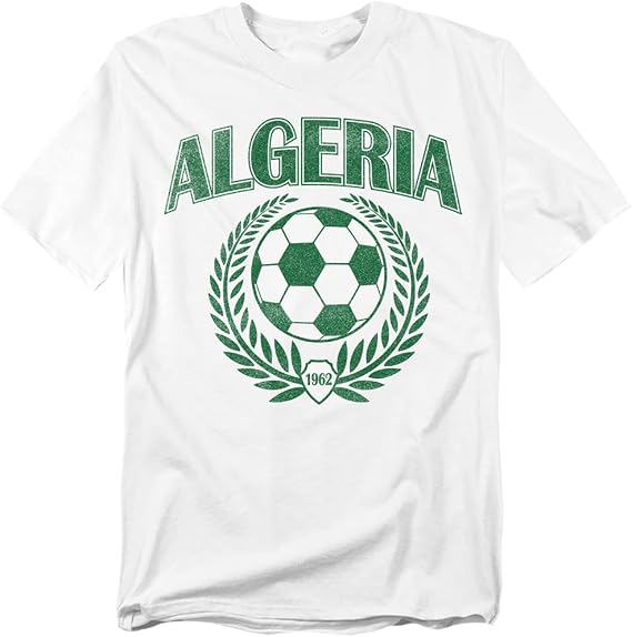 Futbol Laurels Soccer Ball Fan Country Pride White Unisex Adult T-Shirt Collection