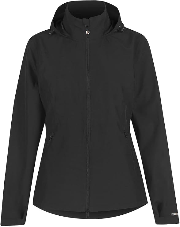 Kerrits Women's Waterproof All Around Black Equestrian Rain Jacket