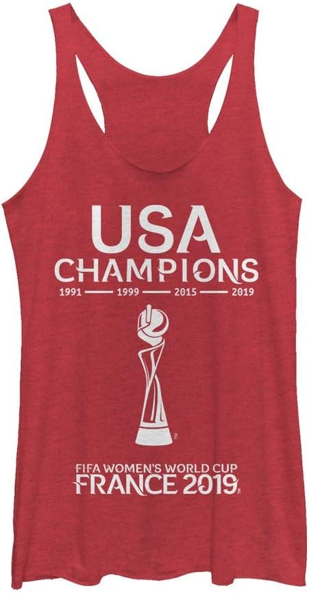 FFWF0047-60077010 WWC France 2019 US Champs Womens Tank, Red, X-Small