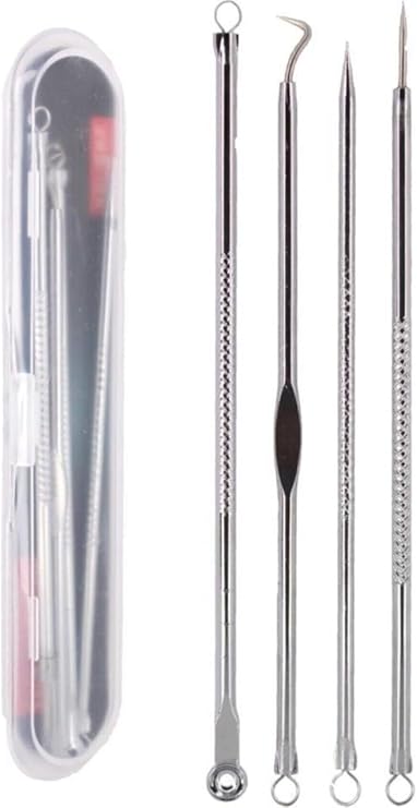 Stainless Comedone Acne - Blackhead Cleanser Set with 4 Boxes