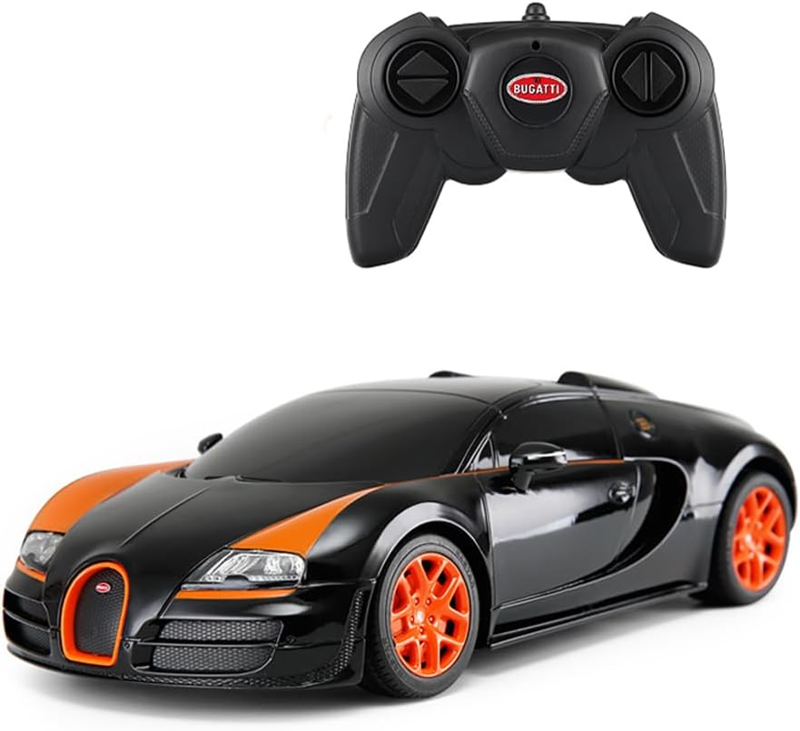RASTAR 53900 1:18 Bugatti Veyron Grand Sport Vetesse, Black