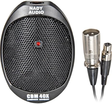 Nady CBM-40X Condenser Boundary Microphone Full Frequency Response For Recording Performances, Interviews, Courtroom Proceedings, Meetings, Conferences.