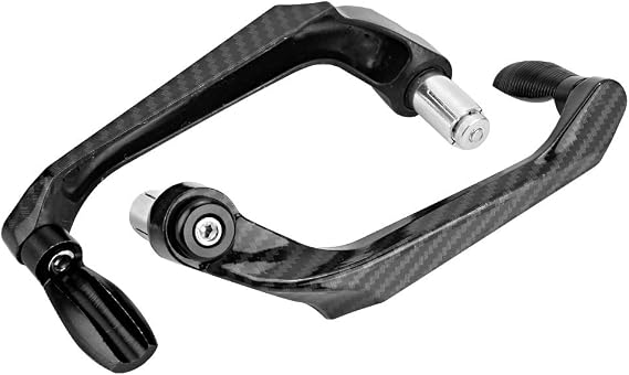 Aramox Universal 7/8" Motorcycle Hand Guards, Aluminum Alloy Handlebar Brake & Clutch Protector for Dirt Bike, ATV, Pit Bike, CRF KLX KX (Black)