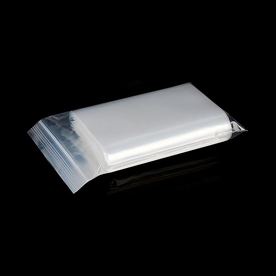 100PCS Small Bags Tiny Ziplock Bags Sealable Grip Seal Bags 7 x 10cm Resealable Clear Mini Plastic Bags Transparent Polythene Pouches Storage Baggies for DIY Arts Crafts Office Jewellery