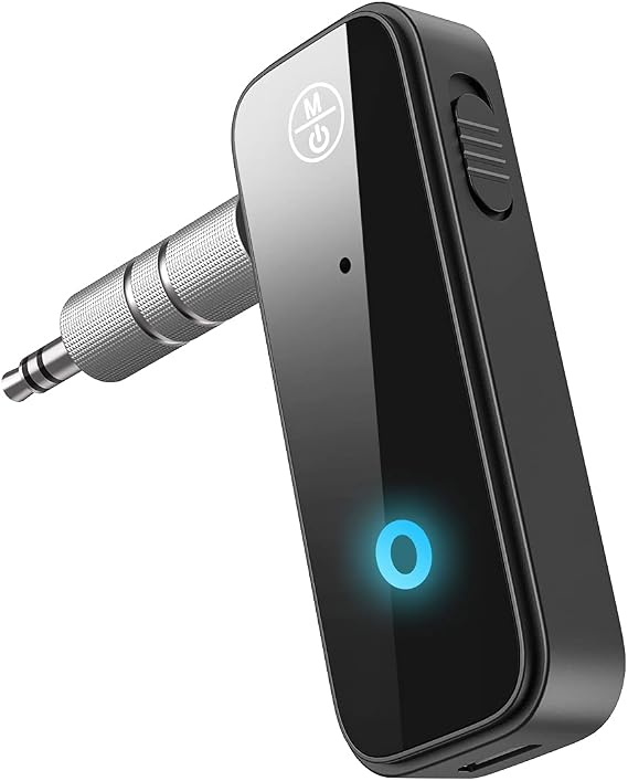 Bluetooth 5.4 AUX Adapter for Car, 2 in 1 Bluetooth Transmitter Receiver for TV Headphones Home Stereo Speaker, Hands-Free Calls, 3.5mm Wireless Audio Adapter