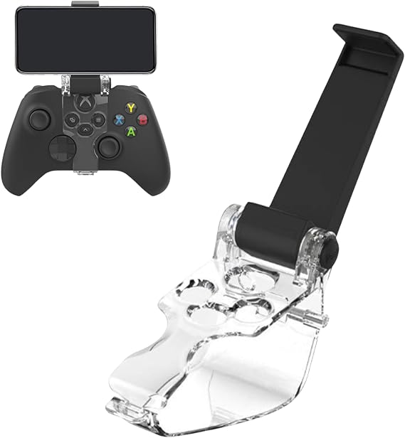 Ouitble X/S Controller Phone Mount, Gamepad Clamp Holder Adjustable Controller Phone Bracket Clips Mount for XboxSeries X S