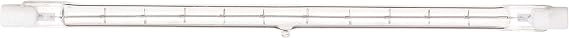Satco S4199 1000 Watt 15000 Lumens T3 Halogen Double Ended R7S Base 240 Volt Clear 254mm Light Bulb, Dimmable