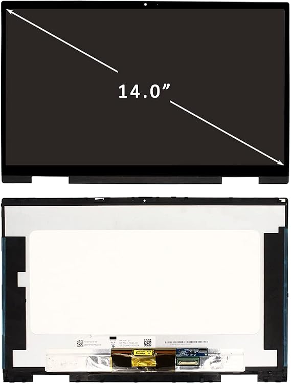Replacement Fit for HP Pavilion X360 14M-DY 14M-DY0013DX 14M-DY0023DX 14M-DY0033DX 14M-DY0113DX 14M-DY1023DX M45013-001 Touch LCD Screen Display Assembly 14" FHD IPS w/Bezel (Support Stylus)
