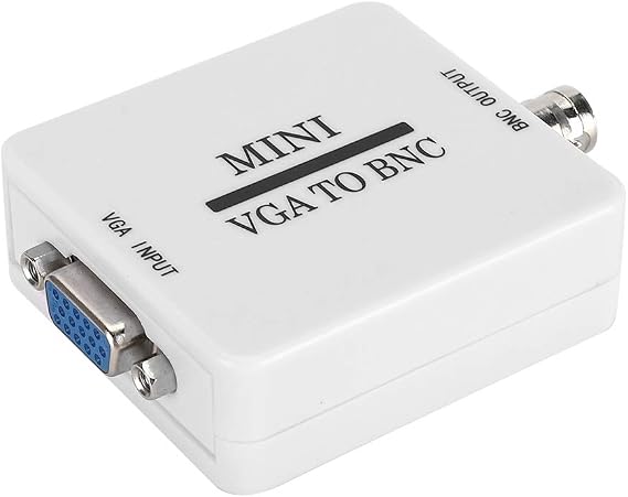 ASHATA VGA to BNC Converter, 1920 x 1080@60Hz, Suitable for TVs, Monitors, Computers