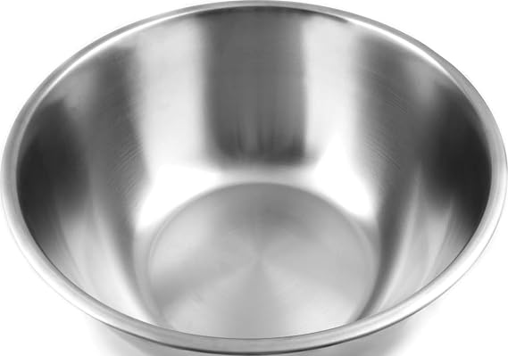 Fox Run Stainless Steel Mixing Bowl, 10.75 Quart Capacity Large Metal Bowl | Prep, Mix & Serve | Large 10.75 Quart Capacity | Durable Stainless Steel | Dishwasher Safe | Smudge & Scratch Resistant Bowl