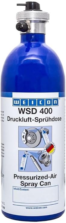 WEICON Basınçlı hava püskürtme kutusu 400 ml doldurulabilir basınçlı hava alüminyum kutu 15811400