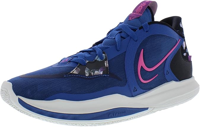 Nike mens Kyrie Low 5, Dark Marina Blue/Pinksicle-black, 9