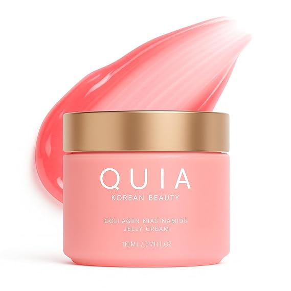 QUIA Collagen Jelly Cream Fast-Absorbing Glow Under Makeup- Plumper Skin