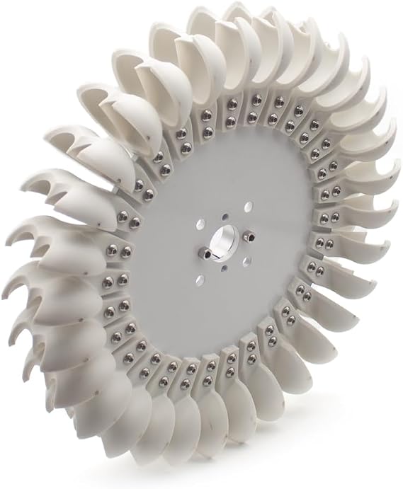 iDili High-efficiency Pelton Impeller, Impulse Water Wheel Disk, DIY Hydroelectric Generator