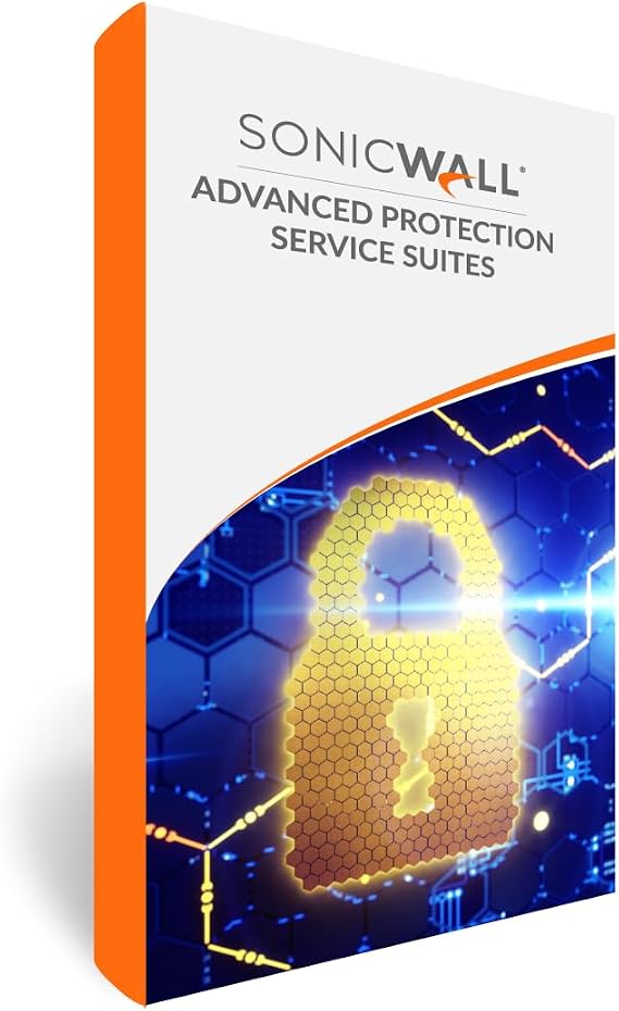 SonicWall Advanced Protection Service Suite for NSA3700-1 Year License (02-SSC-6908) - Capture ATP, App Control, Threat Prevention & 24x7 Support