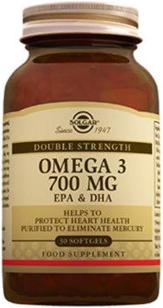 Solgar Omega-3 700 mg EPA & DHA, 60 Kapsül, Balık Yağı Takviyesi