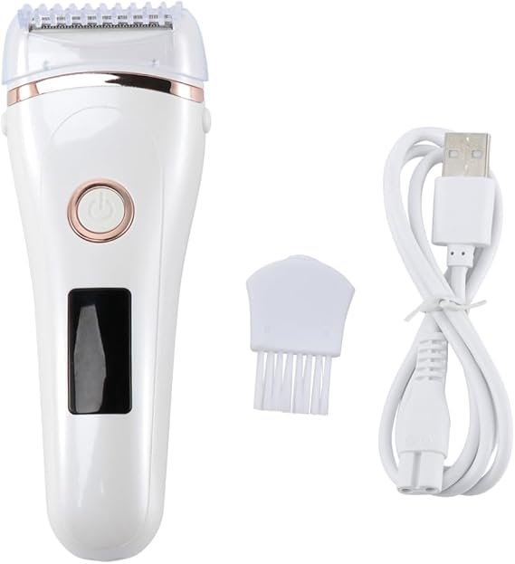 Healeved Ladies Electric Epilator for Women USB Charging Hair Removal Device LED Display for Bikini Line and Body Hair Trimmer