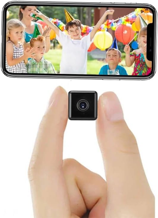 Mini Indoor Wireless WiFi Camera Small Home Security Cameras 2025 Tiny Body Small Outdoor Camara Micro Nanny Cam Pet Dog Babysitter House Security Camaras micro Door Room Cams No Need Wifi Camera