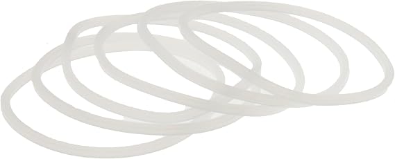 6pcs Replacement Blenders White Gasket/Seal, Suitable for ma-gic MB-1001B, MBR-1101, MBR-1701, MBR-1702, MBR-0301 250W Blenders