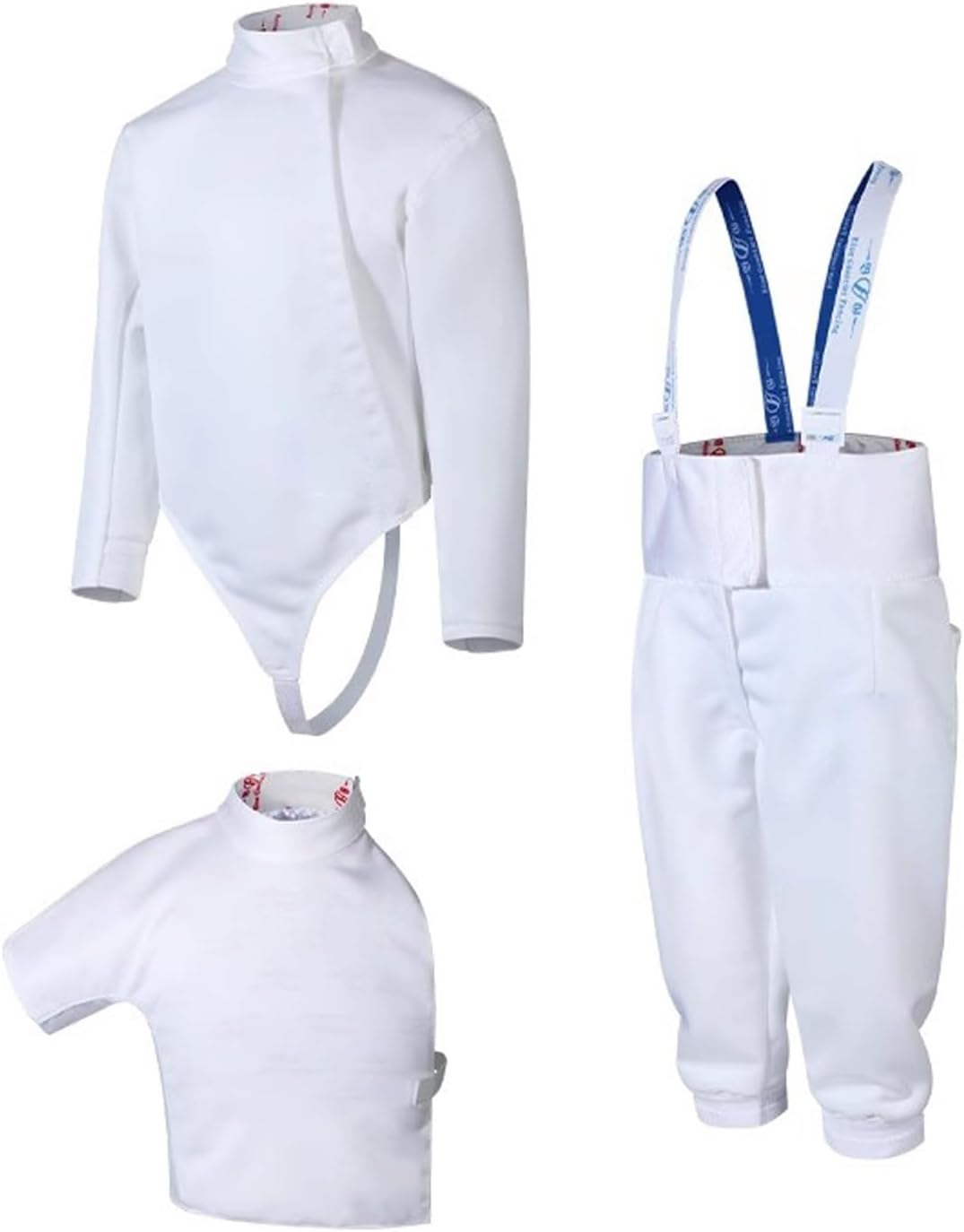 450N Fencing Gear, Puncture-Proof Fencing 3-Piece Set, Jacket, Vest, Pants, Adults and Children, FoilEpeeSabreLeft Hand,48#