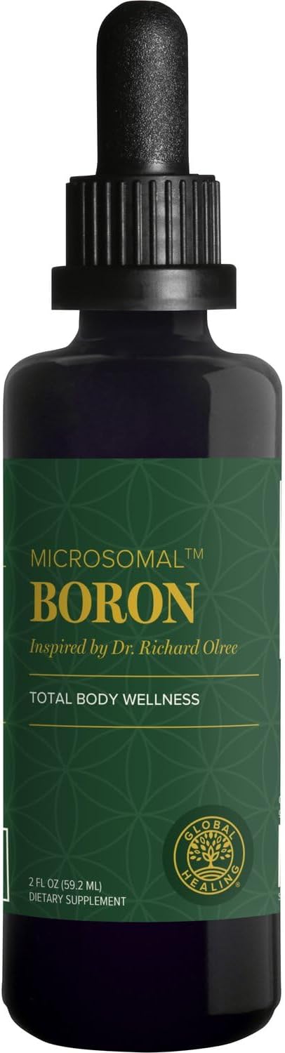 Global Healing Boron Supplement for Men and Women - 5 mg (2 Oz)