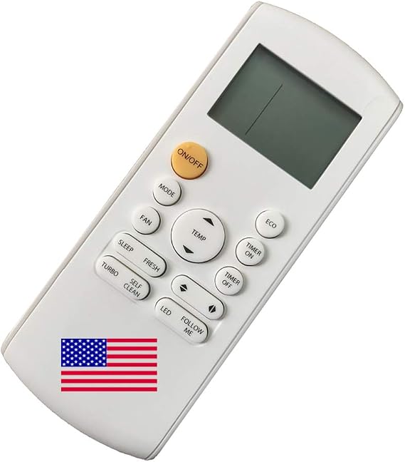 CHOUBENBEN Replacement Remote Control for AlpicAir AWMI-09UHPDC2A AWMI-12UHPDC2A Bosch RG57A6 7738005548 AC Air Conditioner