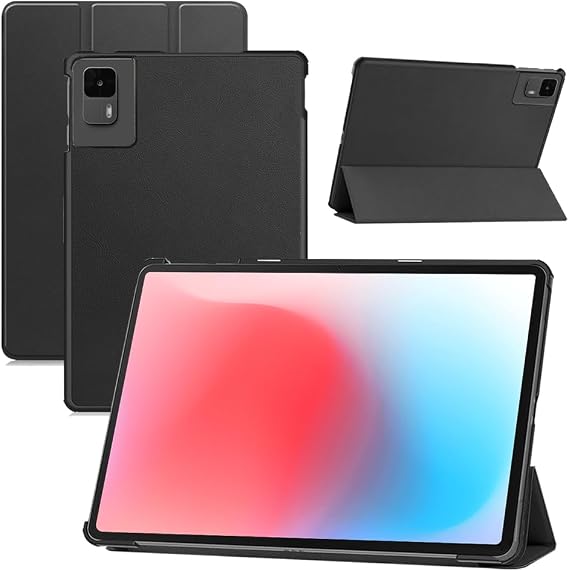 Aiwa Tab AS11L-2 JA5-TBA1102 Case, 11-inch Tablet Cover, RUIXH PU Material, Drop Prevention, Anti-Slip, Anti-Scratch, Protective Cover, Thin and Lightweight, Full Protection, Tri-fold Stand Function